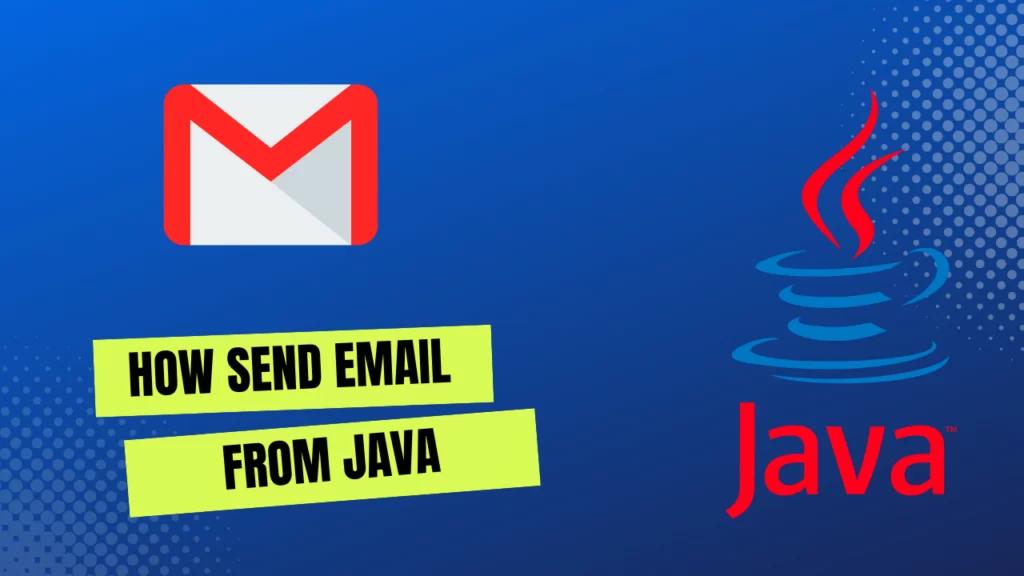 how send an email from java